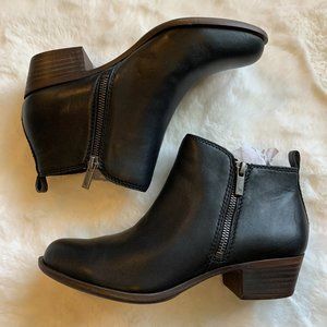 Lucky Brand Women's Basel Ankle Bootie Black Sz 8